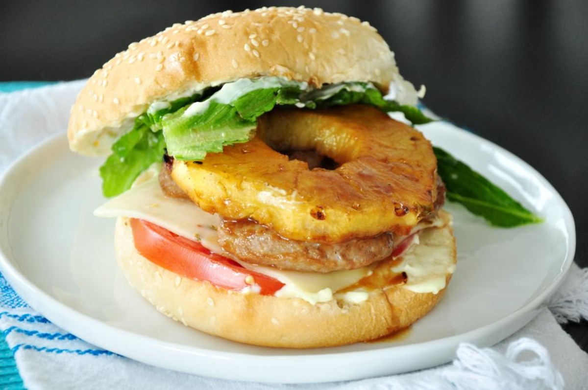 Teriyaki Shrimp Burger