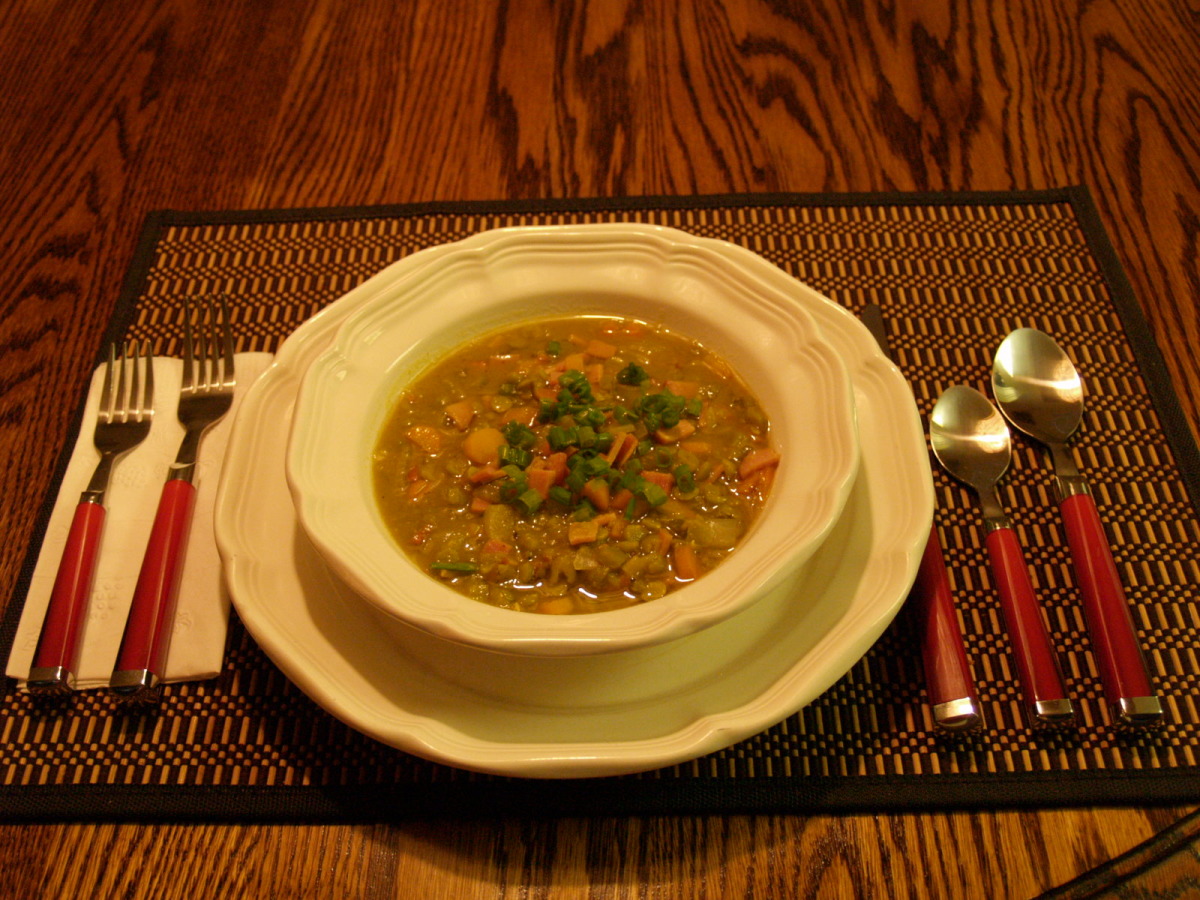 Crock Pot Curry Split Pea Soup_image