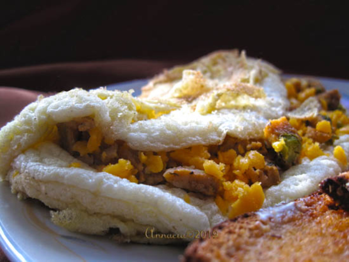 Egg White Puffy Omelette