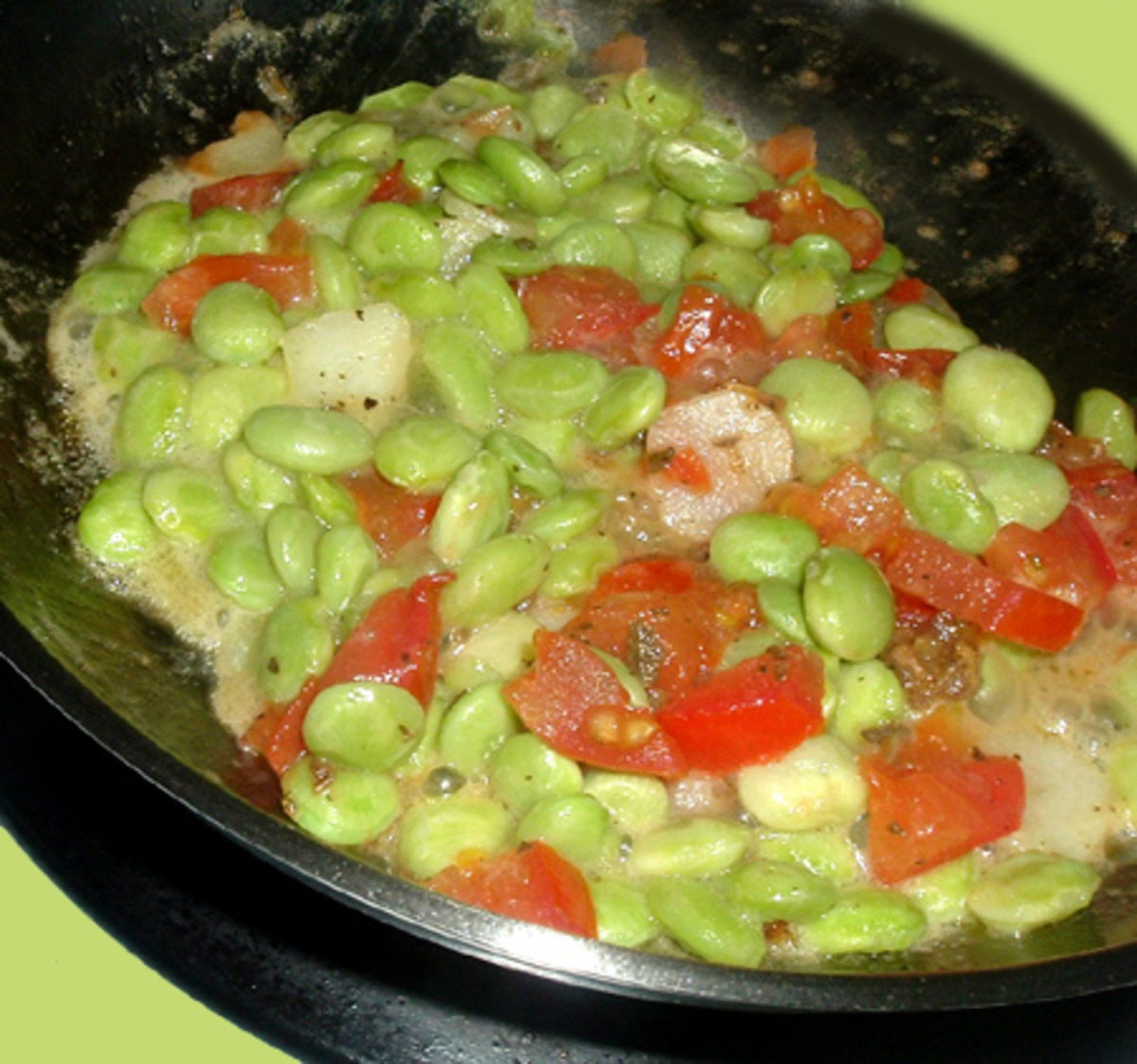 Image of Tomatoes and Lima Beans