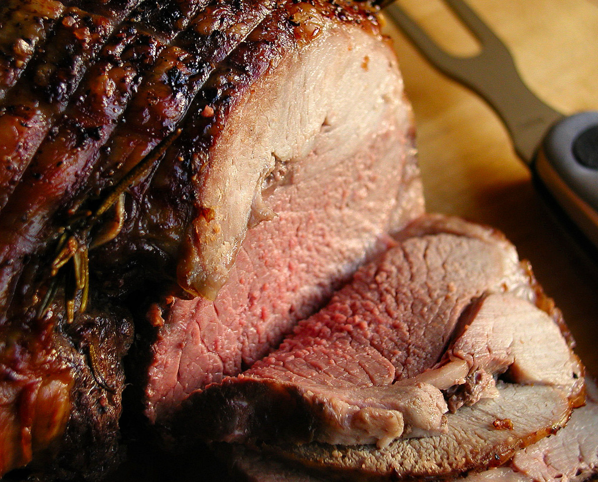 Roast Leg of Lamb With Rosemary and Garlic image.