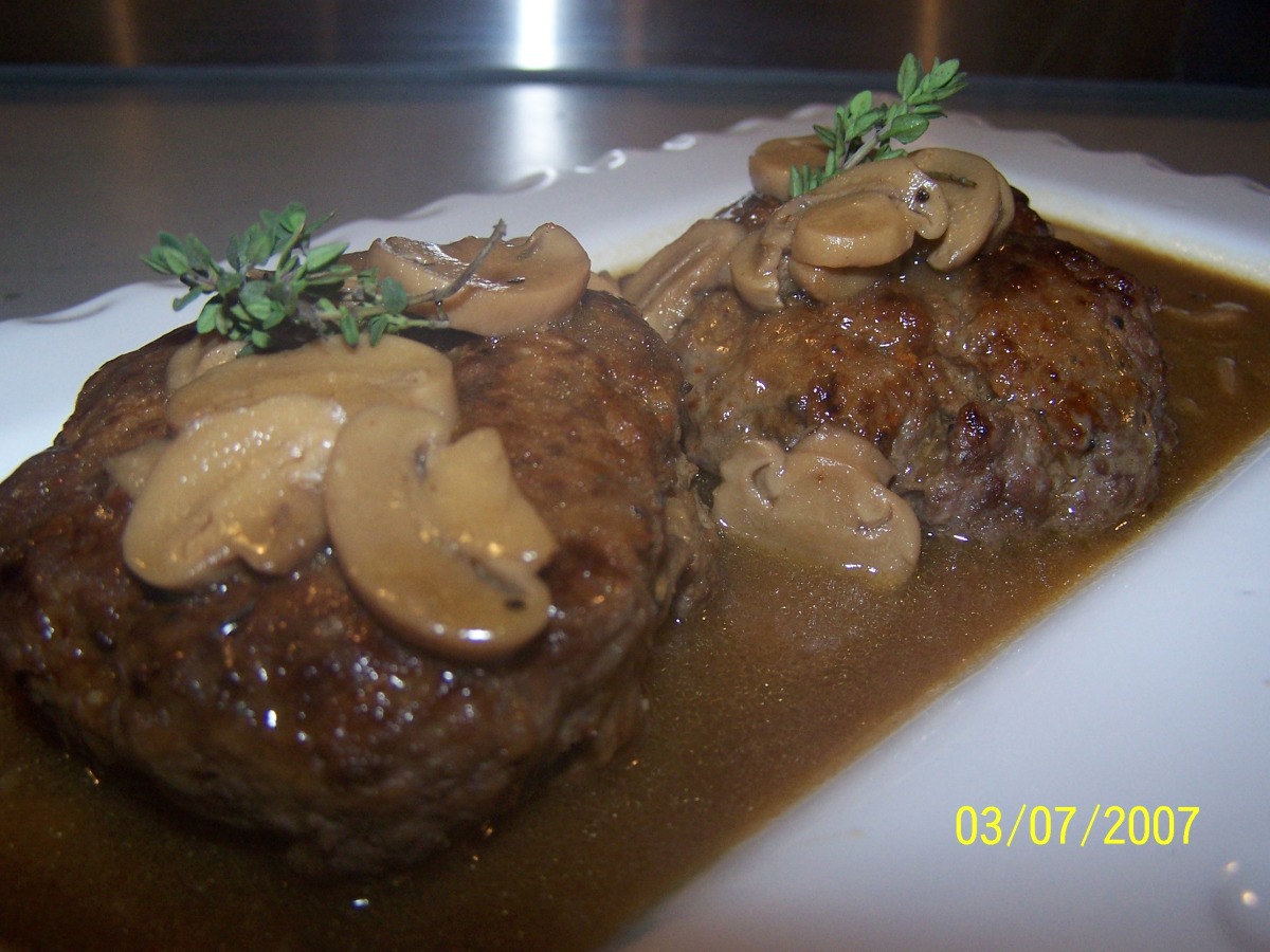 Salisbury Steak With Mushroom Gravy image