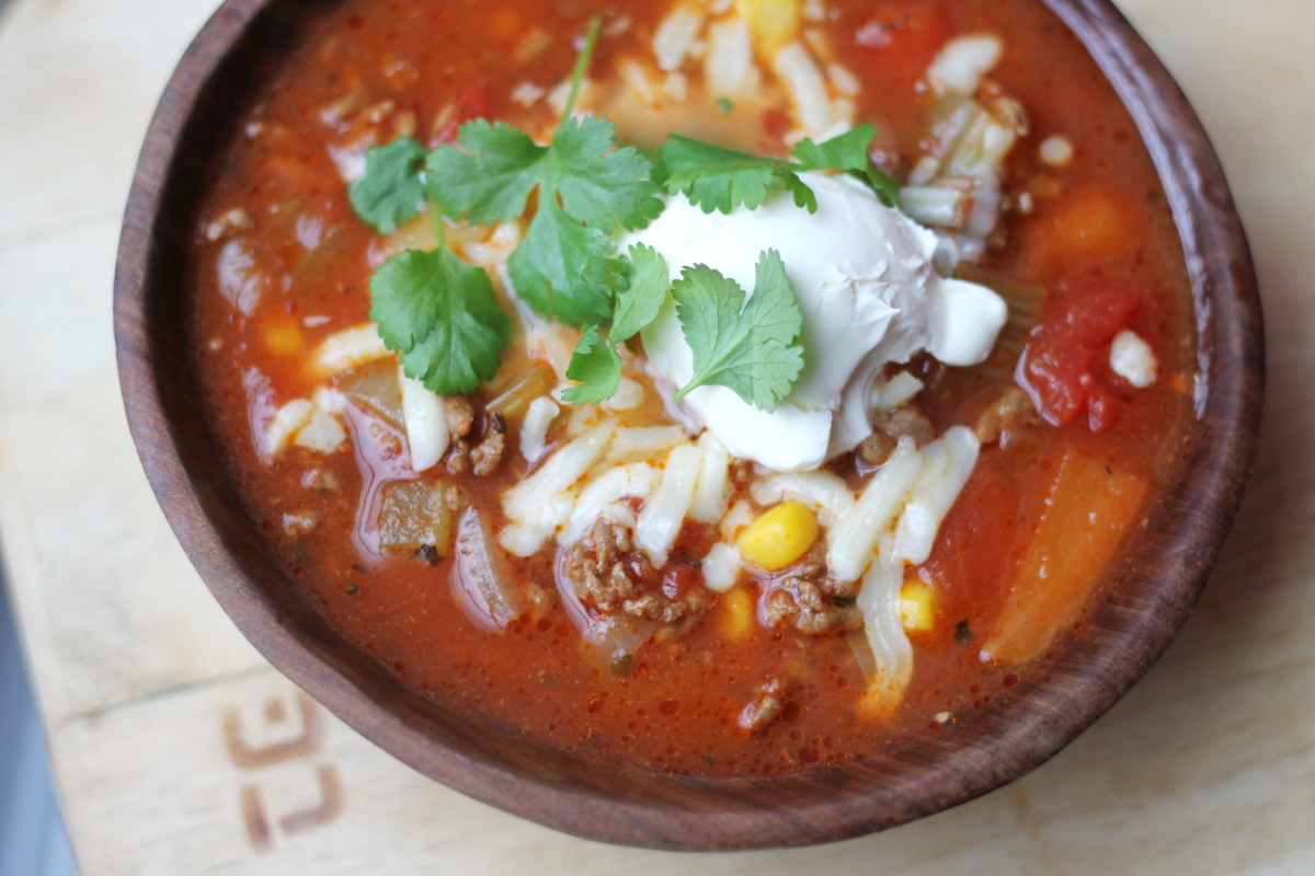 Hearty Hamburger Soup-image
