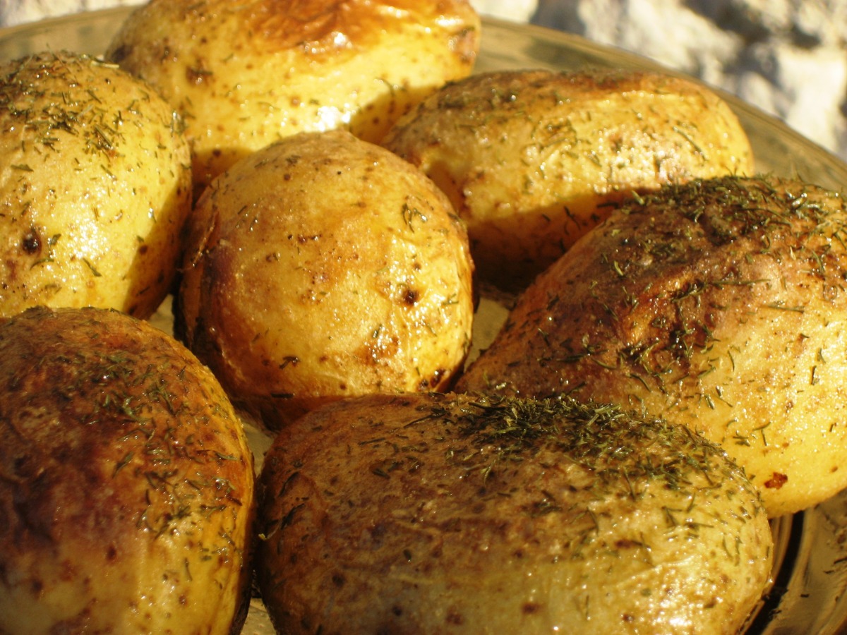 Herbed New Potatoes (Adapted from the Barefoot Contessa)