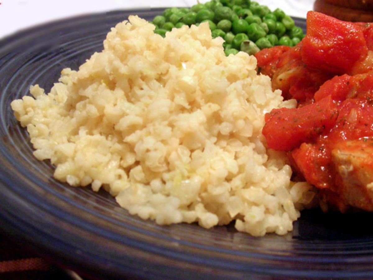 Lemony Brown Rice Pilaf image