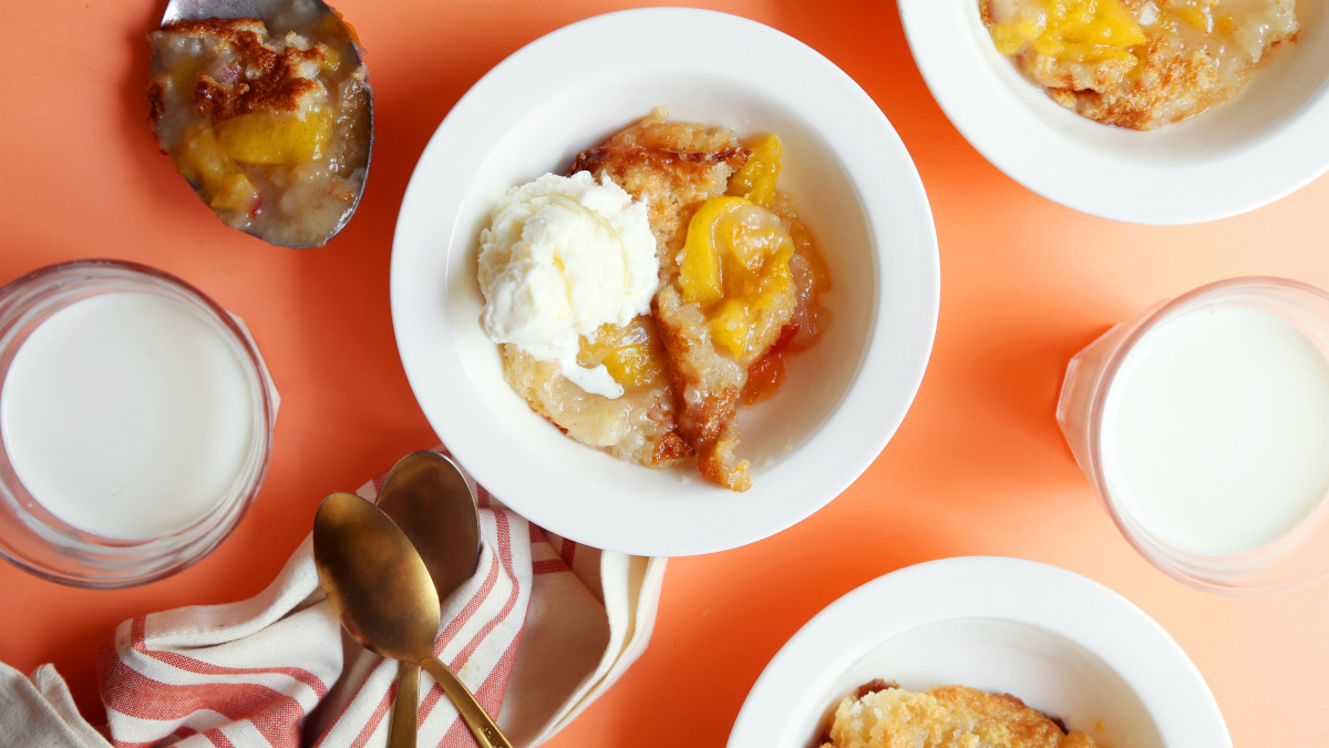 Easy Fresh Peach Cobbler-image