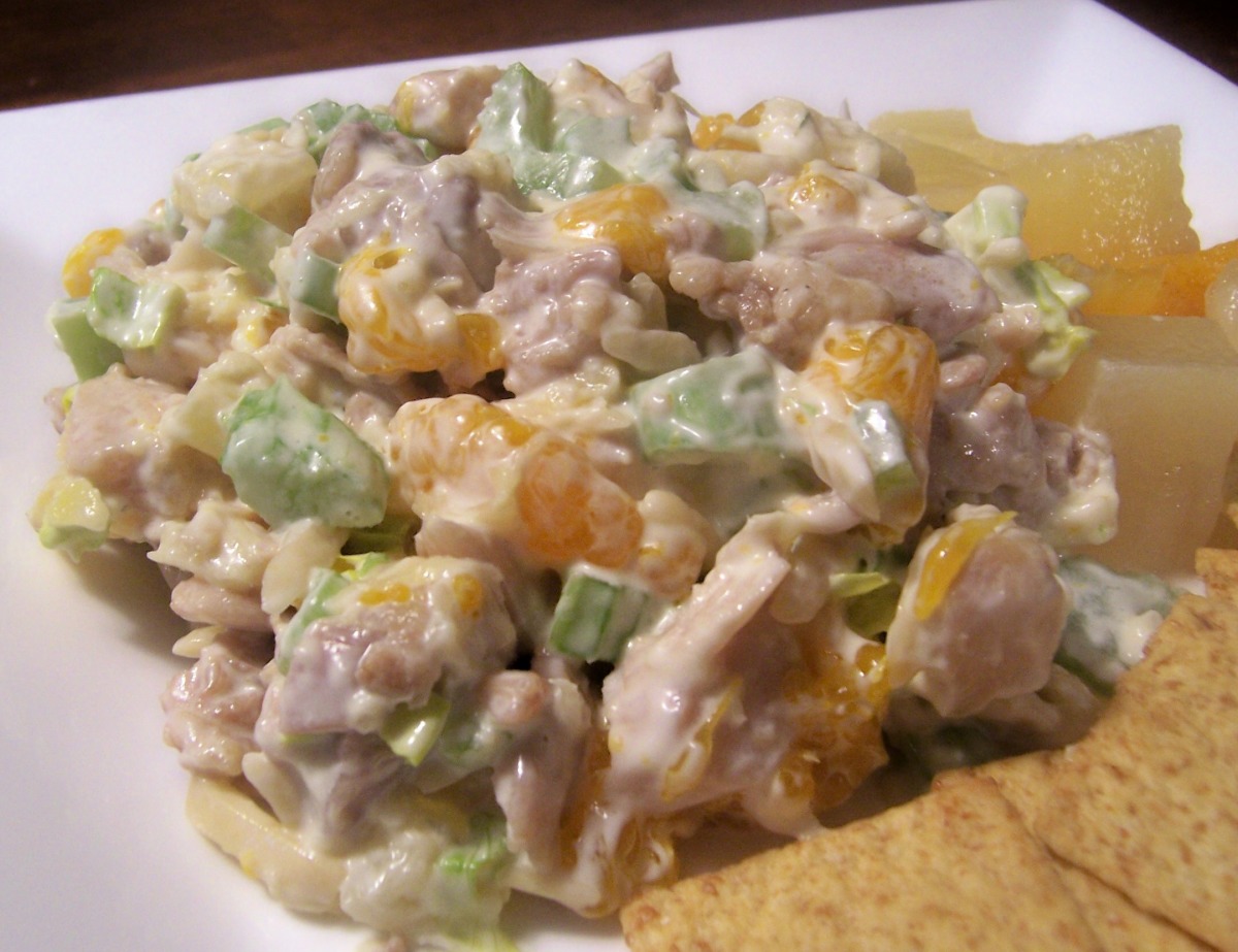 Fruited Chicken Salad (No Grapes)