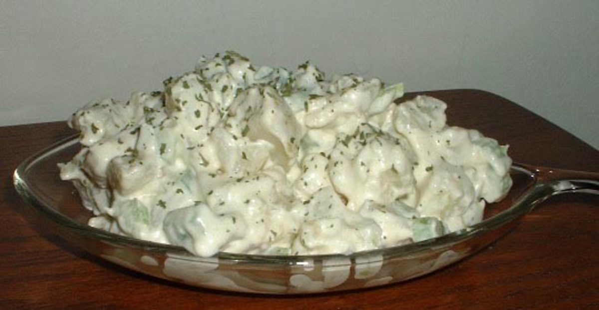 Creamy No Egg Potato Salad Recipe Food Com