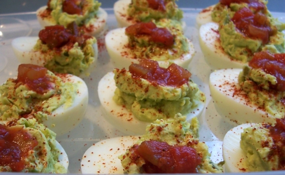 South of the Border Deviled Eggs