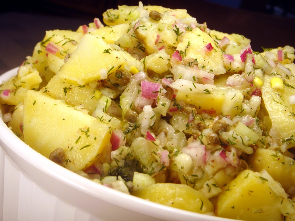Potato Salad With Lemon Dill Vinaigrette Recipe Food Com