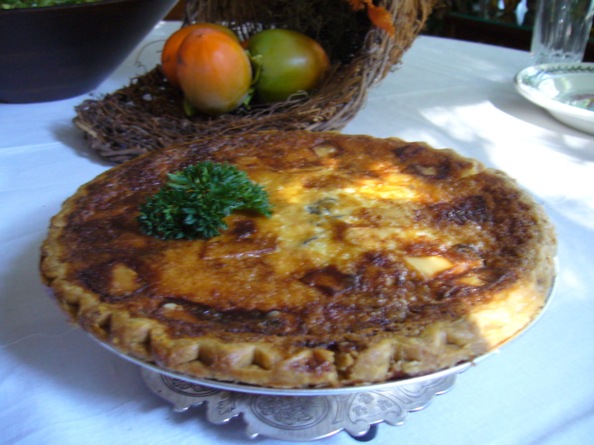 Exotic Mushroom Tart