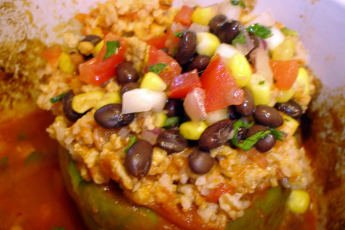 Southwest Stuffed Bell Peppers image