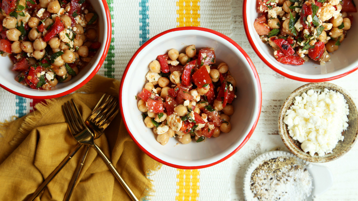 Chickpea Salad With Cumin Vinaigrette