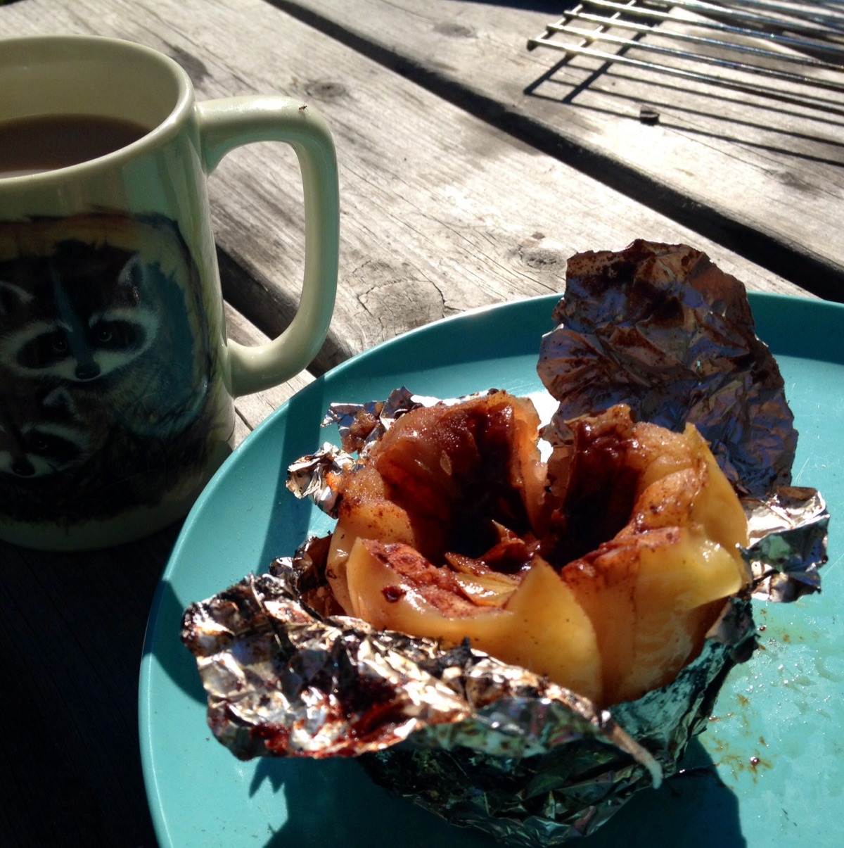 Campfire Baked Apples