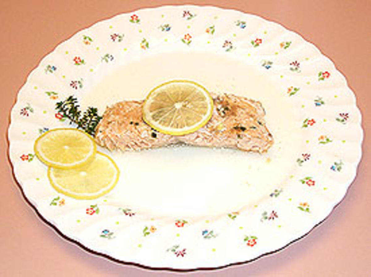 Baked Salmon with Coriander and Thyme_image