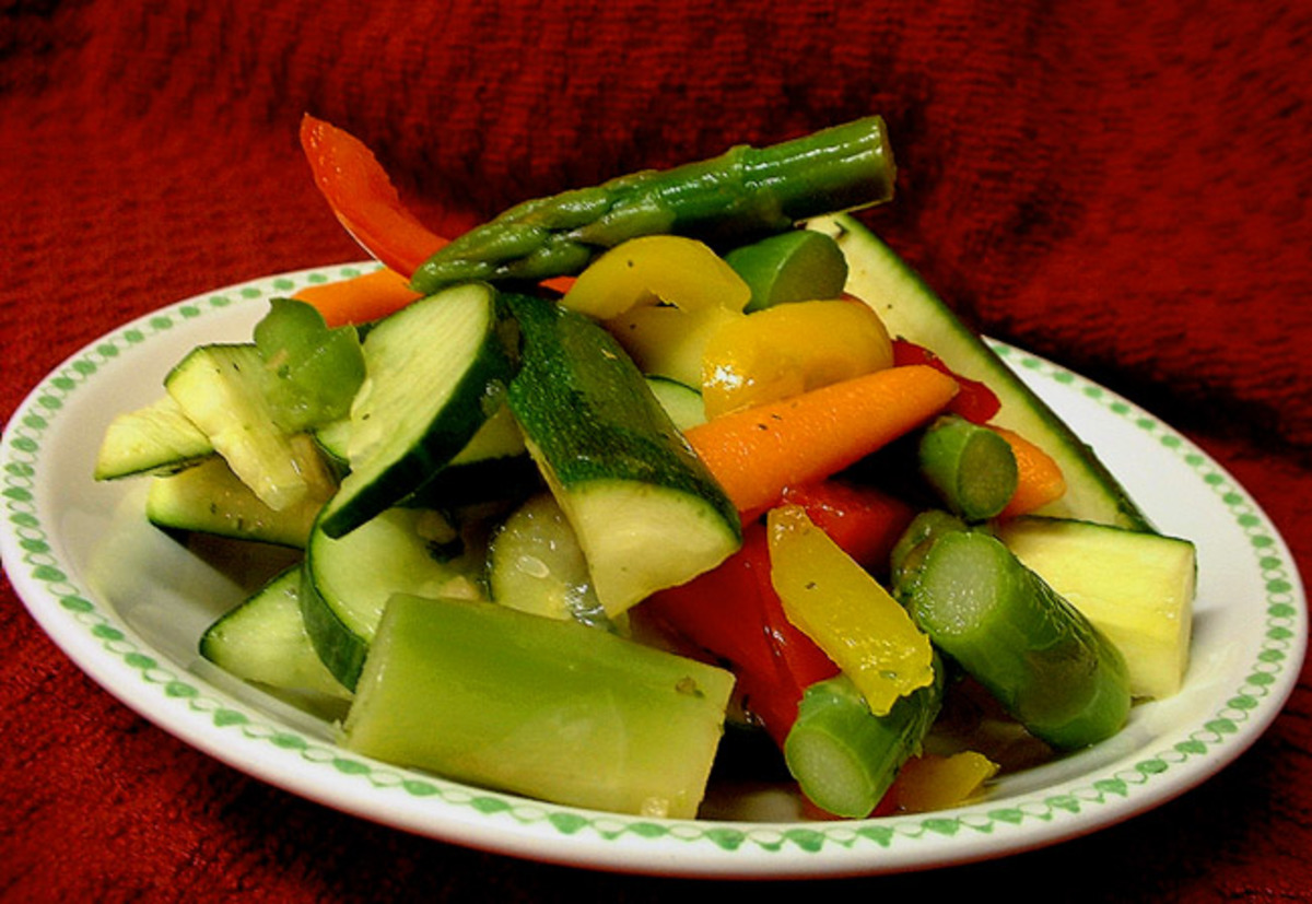 Sweet and Sour Marinated Vegetables image