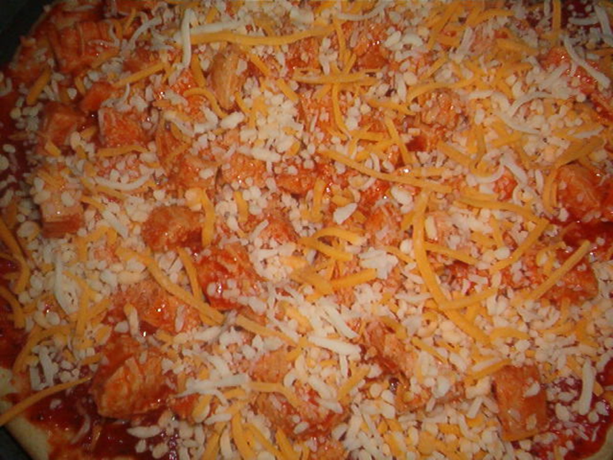 Easy Buffalo Chicken Pizza