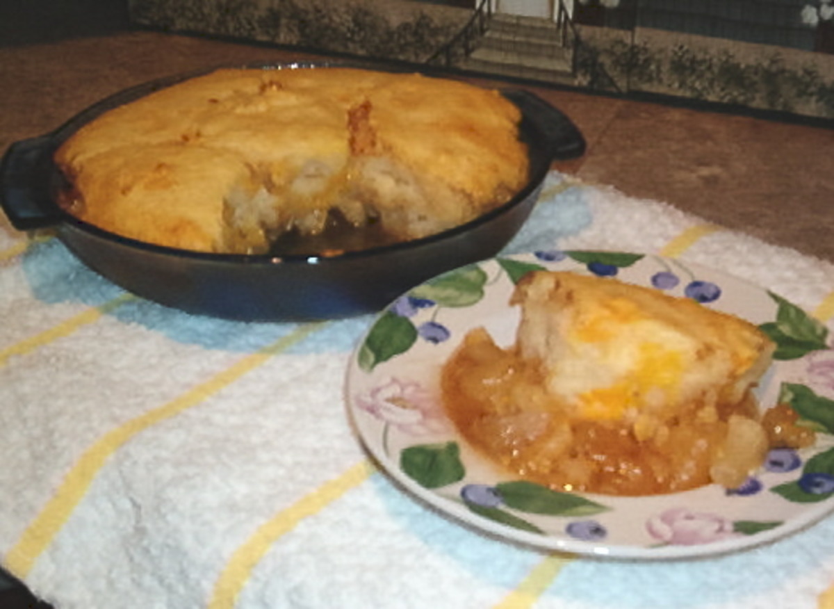 Apple Skillet Cobbler