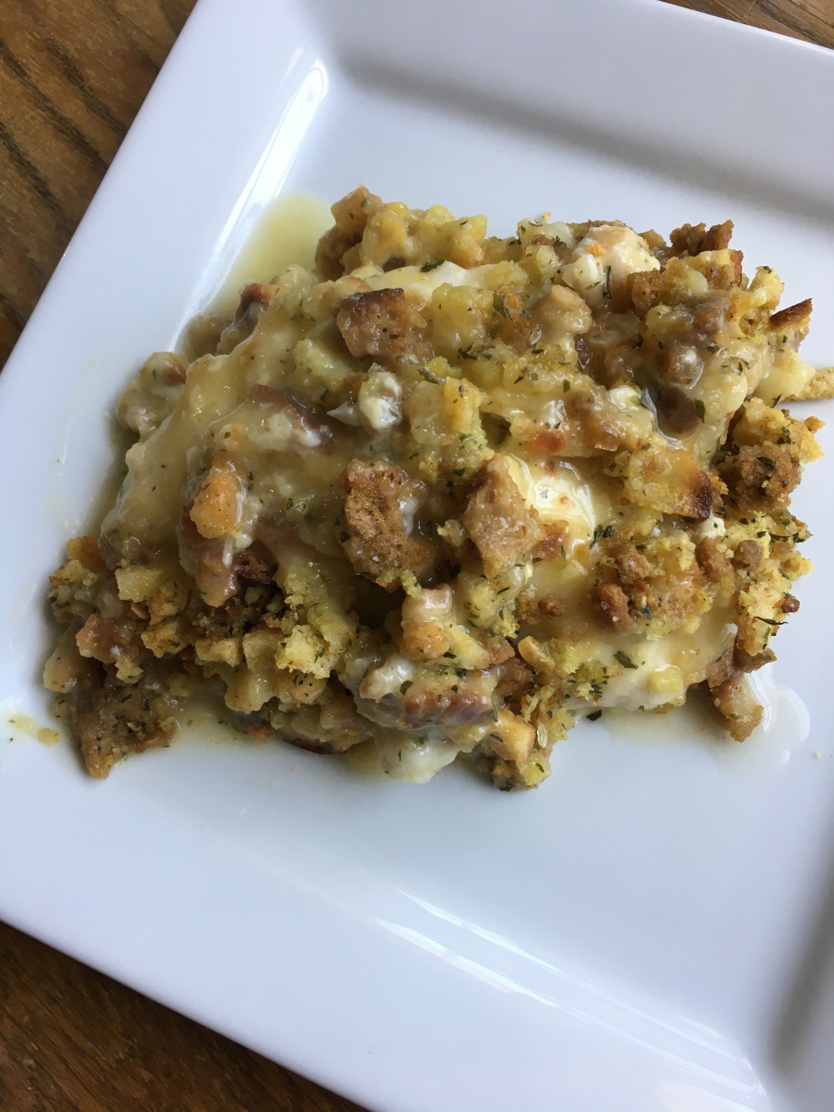 Baked Chicken and Dressing