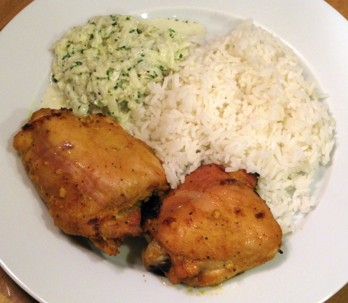 Tandoori Chicken With Yogurt Sauce Recipe Food