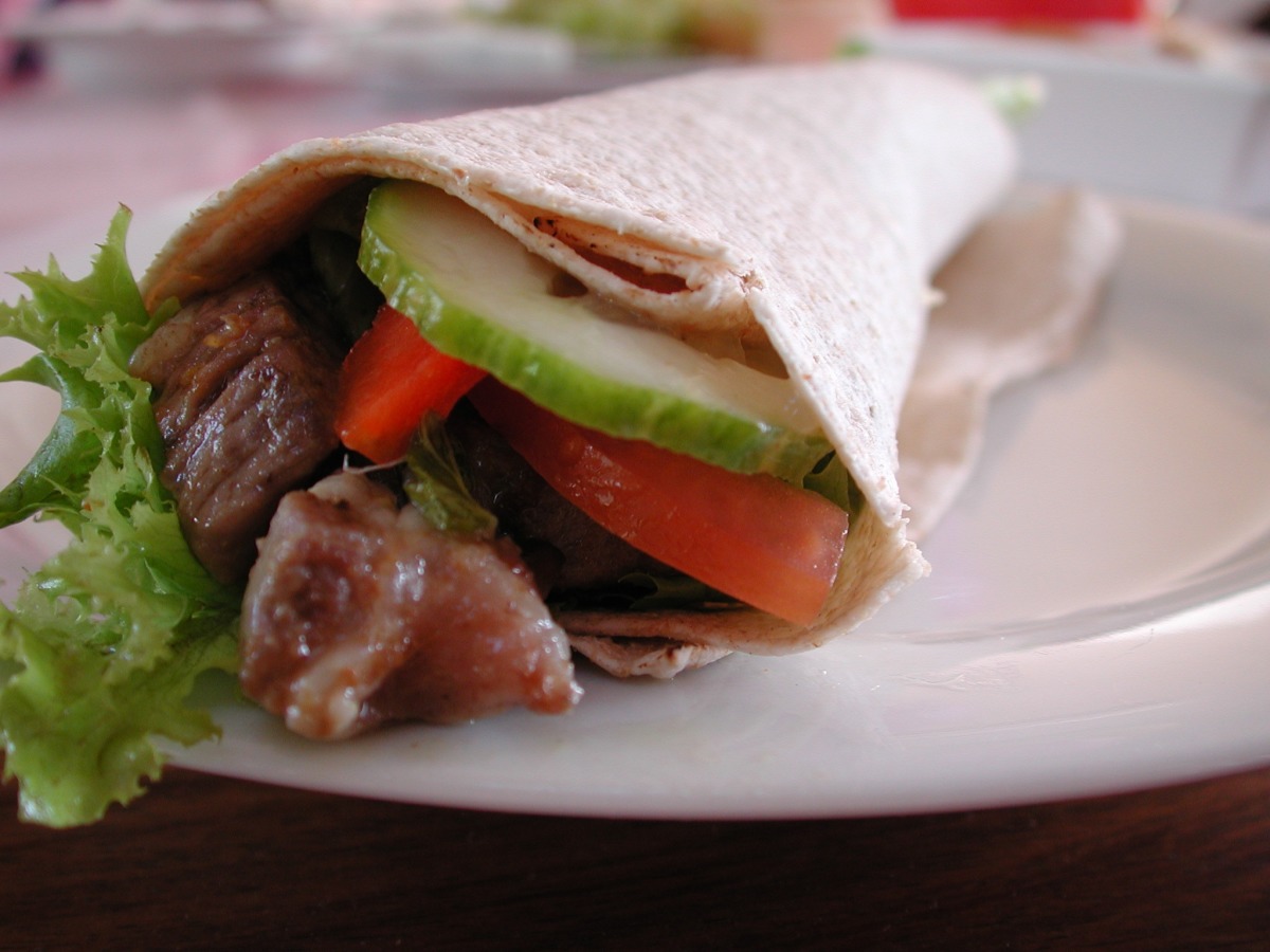 Moroccan Lamb Salad Wraps Recipe Food Com