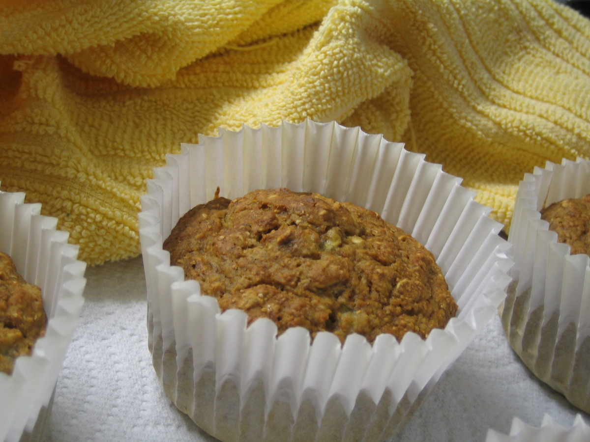 Best Ever Eggless Banana Oatmeal Muffins Recipe