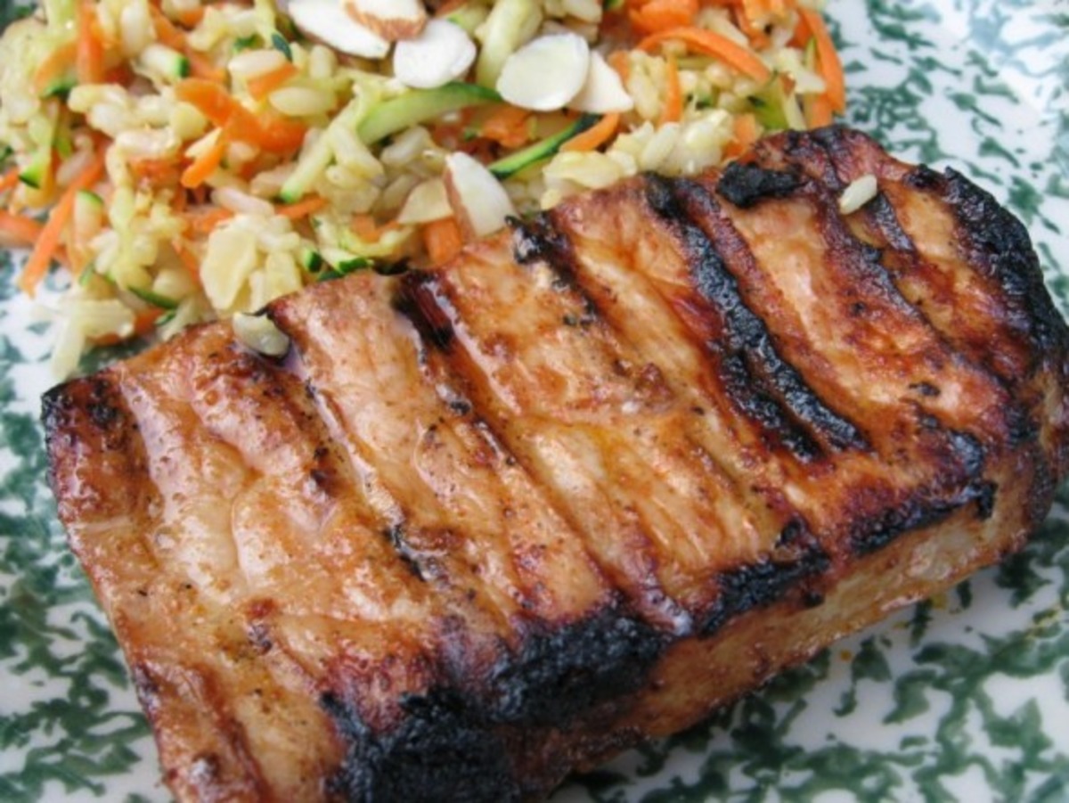 Garlic and Soy Grilled Pork Chops_image