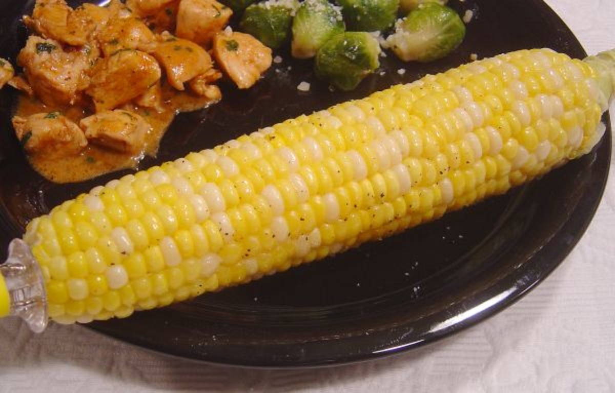 Fresh Oven Roasted Corn on the Cob