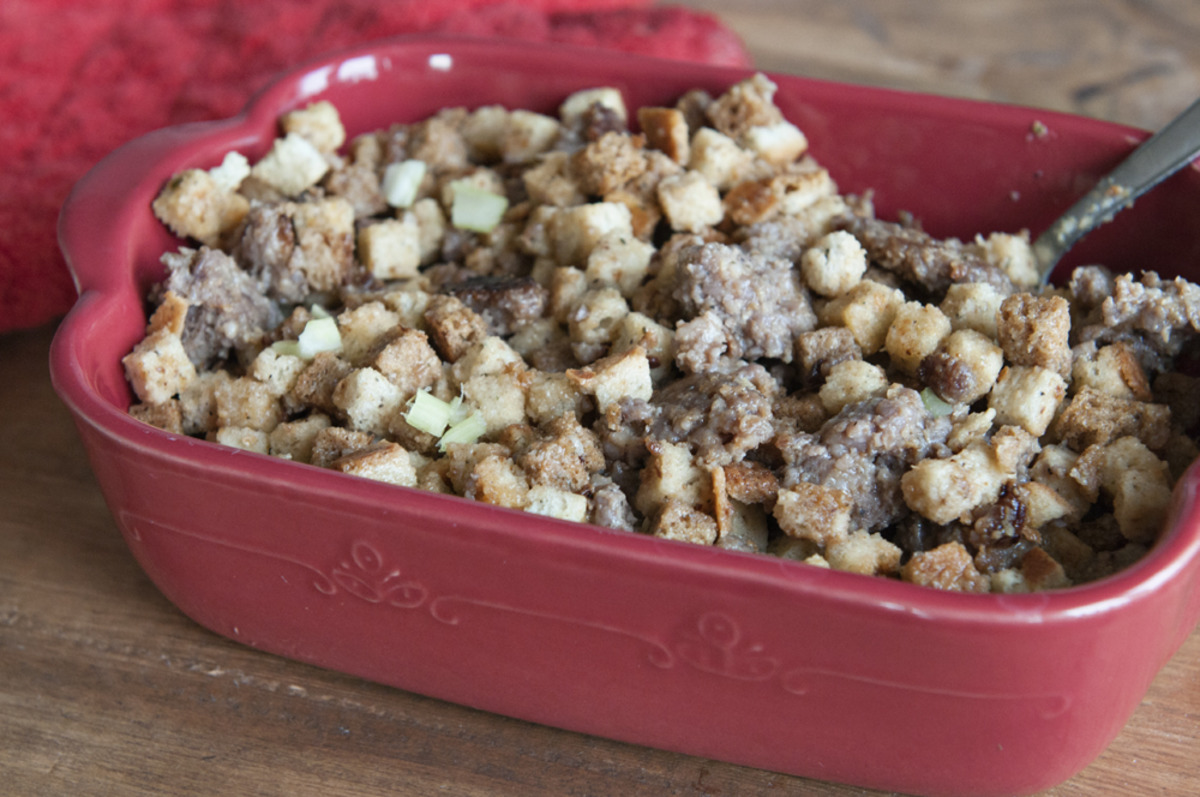 Shirley's Sausage Stuffing