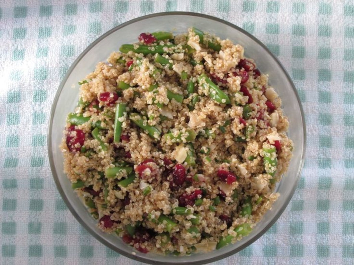 Cranberry Almond Quinoa (Or Couscous) Salad