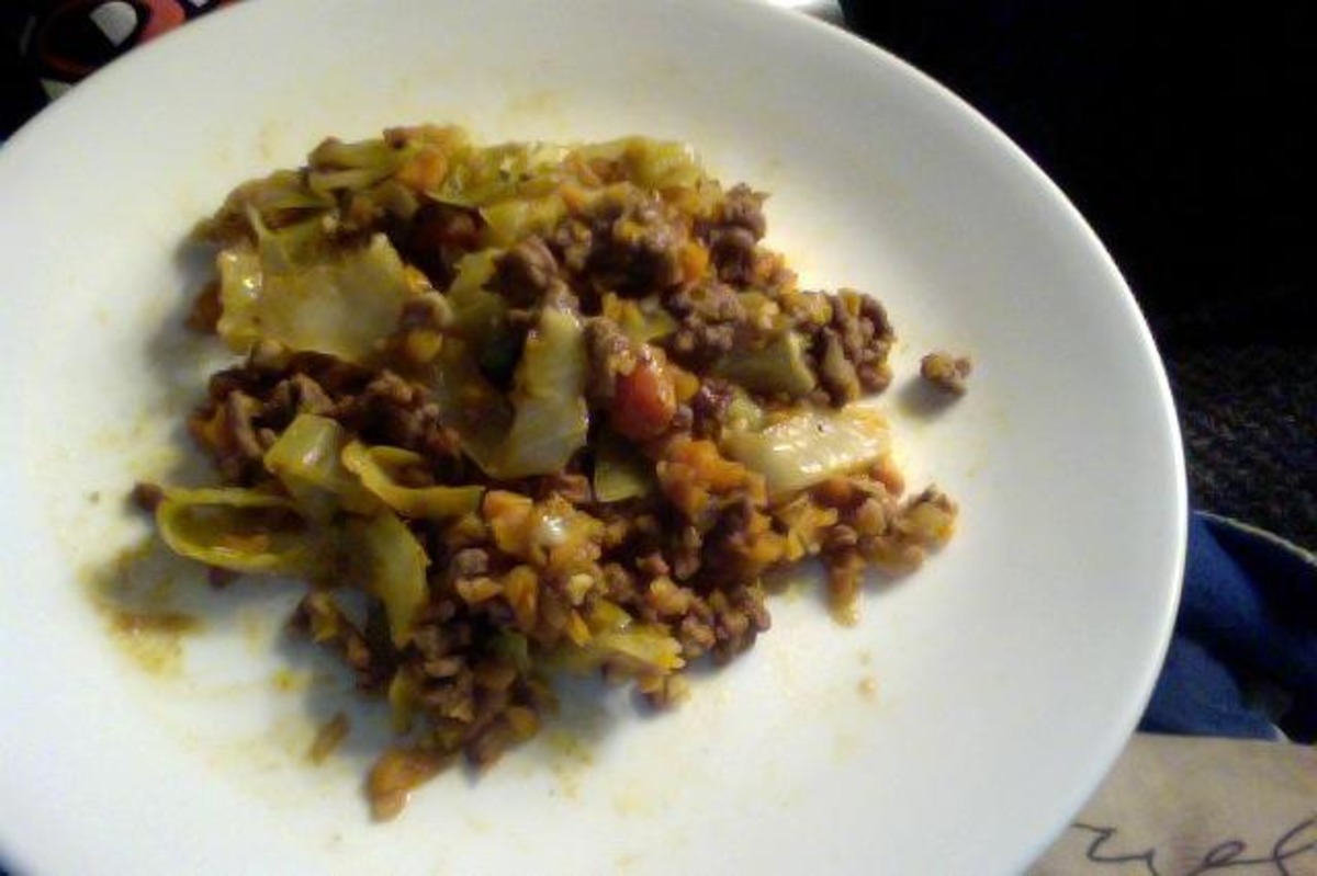 Mild Curry Ground Beef and Cabbage_image