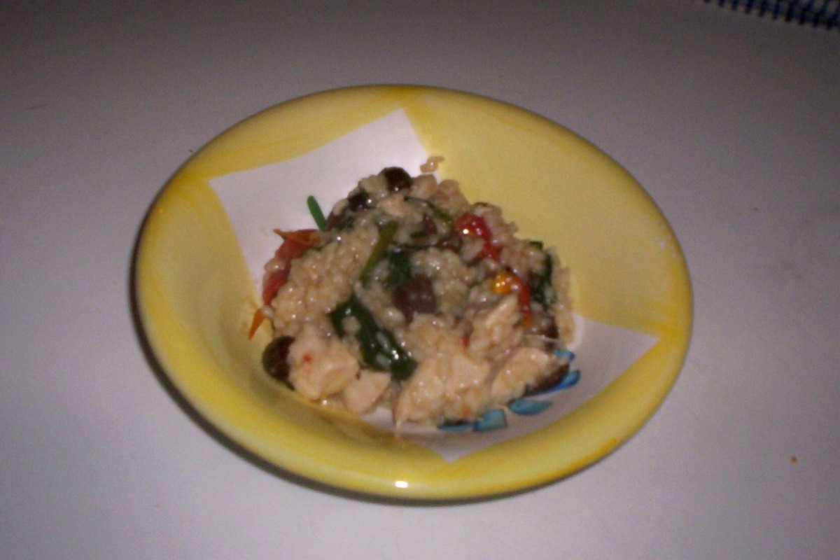 Mediterranean Chicken Risotto Recipe - Italian.Food.com Mediterranean Chicken Risotto Recipe - Italian.Food.com
