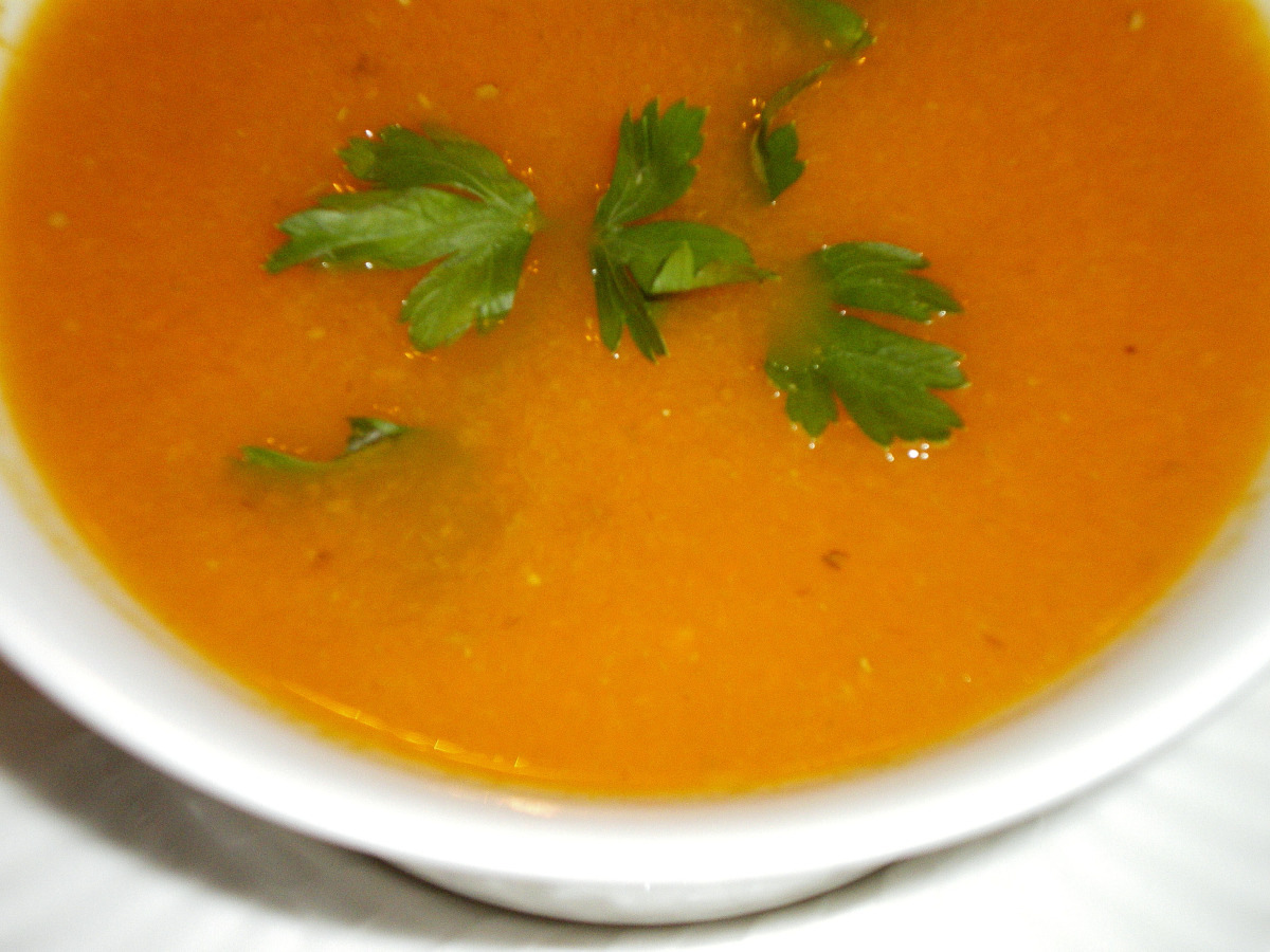 Moroccan Carrot Soup image