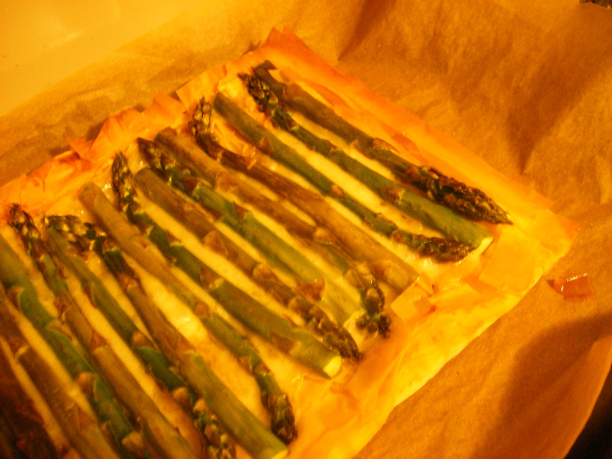 Asparagus Gruyere Tart