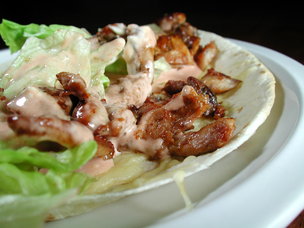Mexican Chicken Wrap * Chicken Fajita * Applebee's Copycat