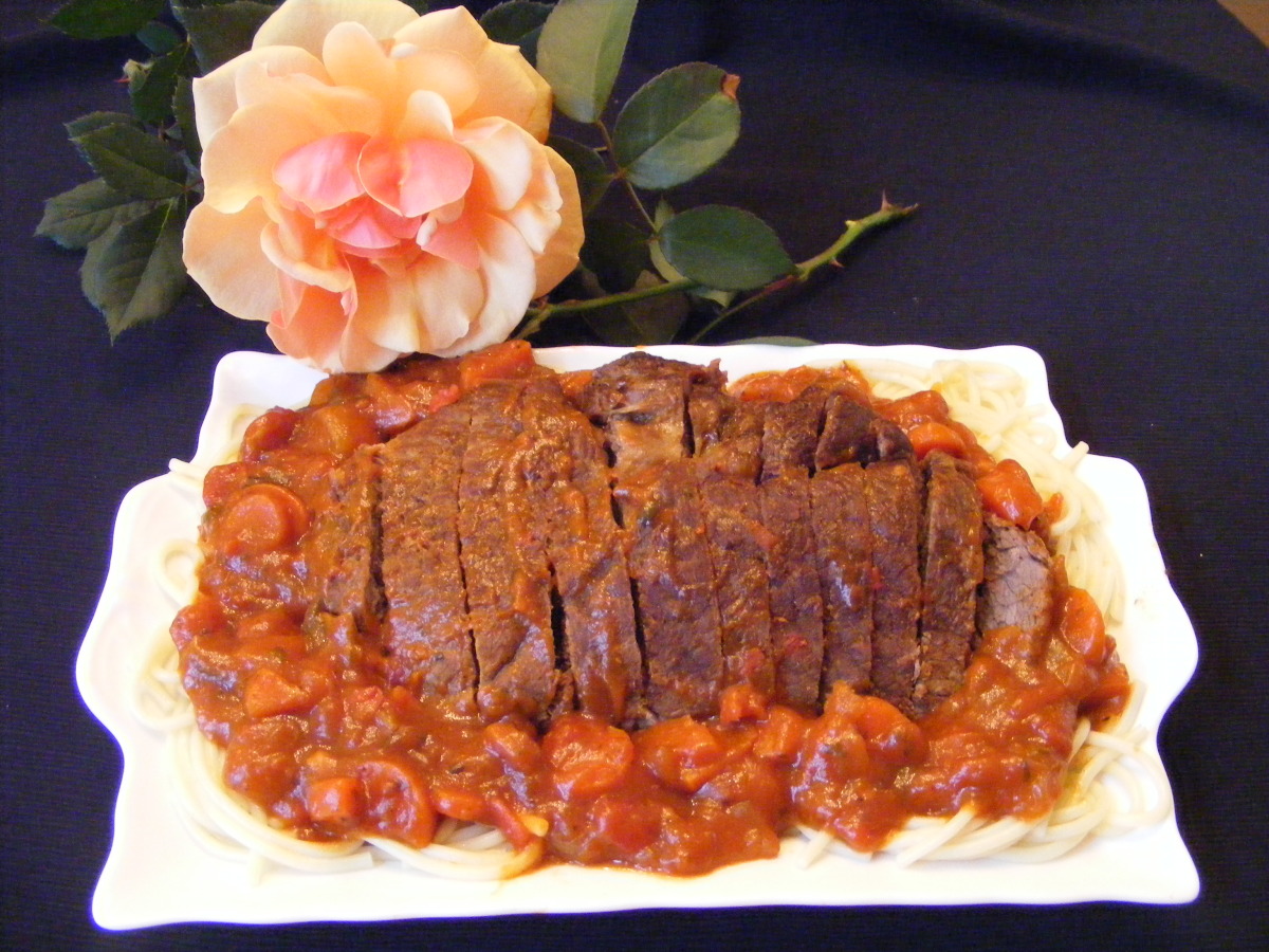 Crock Pot Beef Roast With Tomato Madeira Sauce