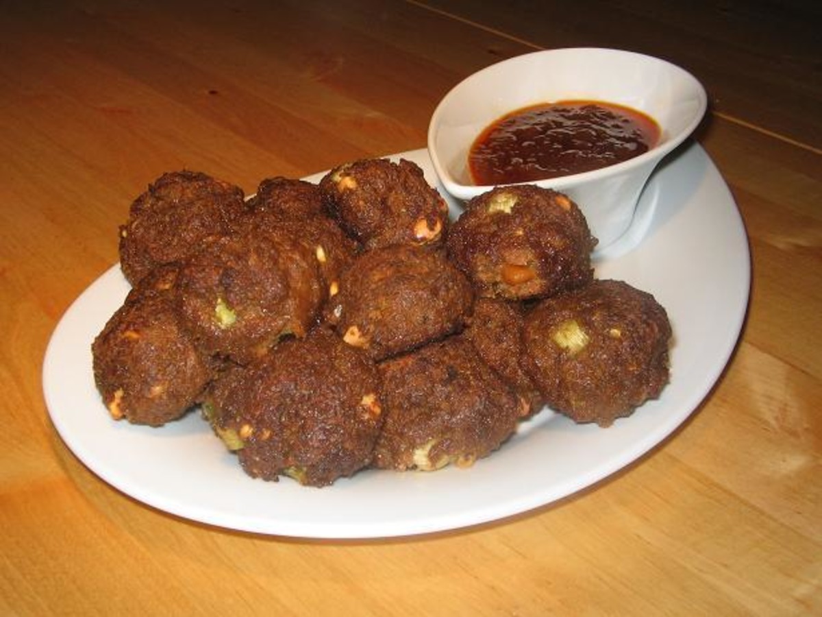 Carrot Satay Meatballs (Using Vegemite)