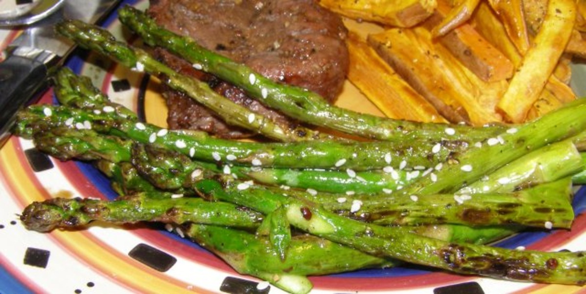 Grilled Sesame Asparagus image