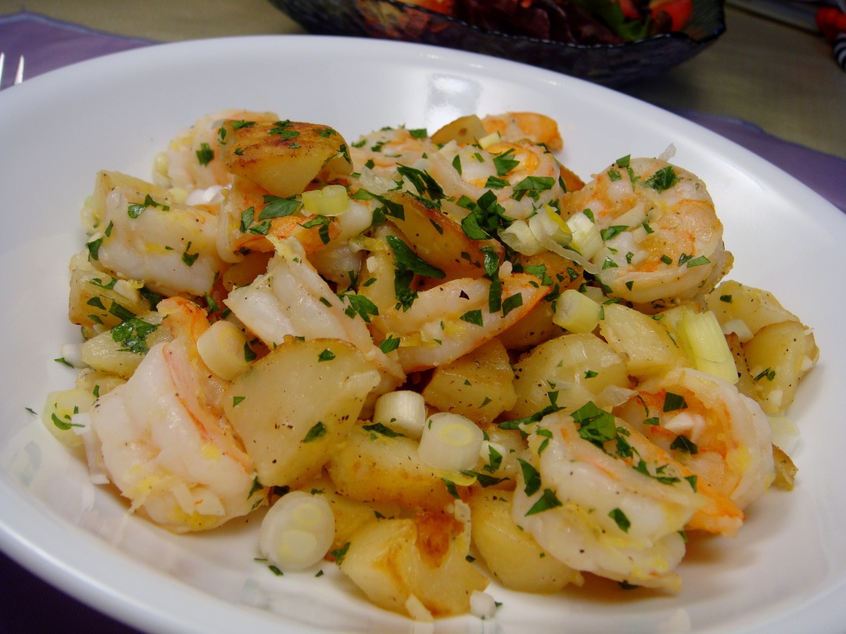 Potatoes Sauteed With Shrimp Recipe - Food.com