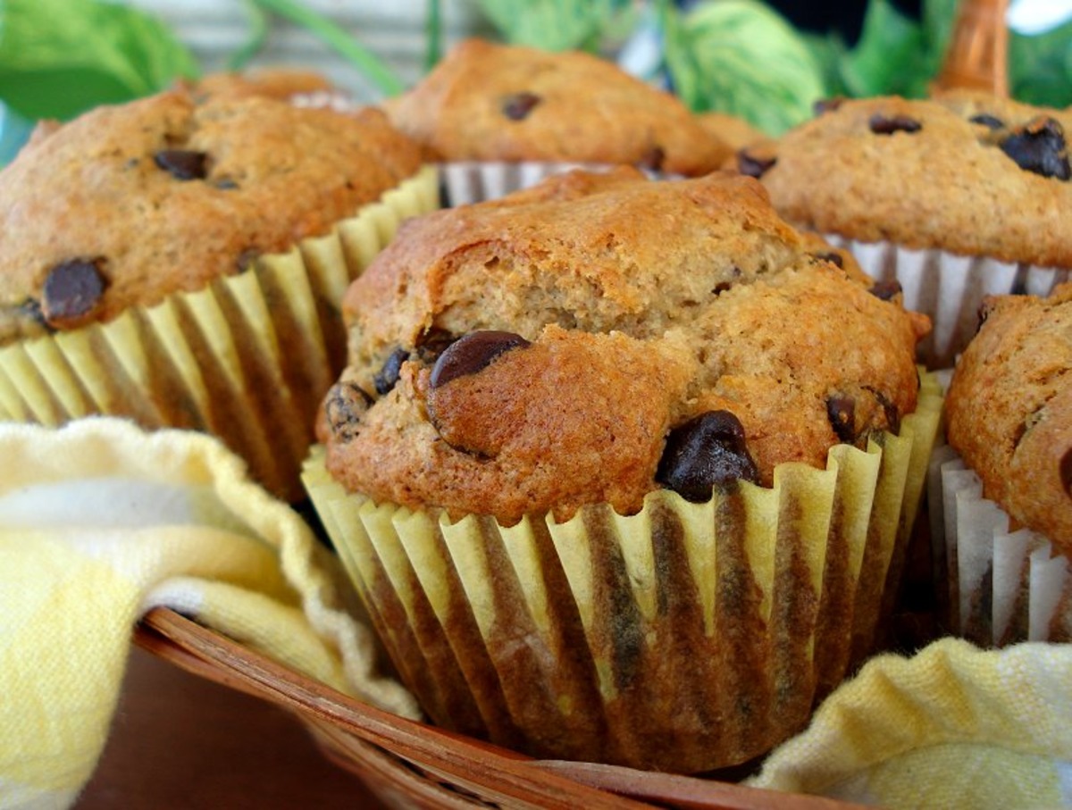 Banana Chocolate-Chip Muffins
