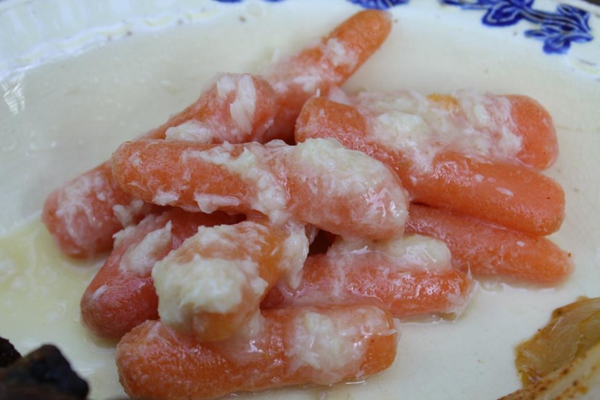Carrots With Horseradish Glaze