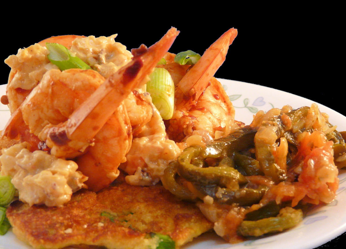 Chipotle Shrimp With Corn Cakes (Zwt Usa Southwest)