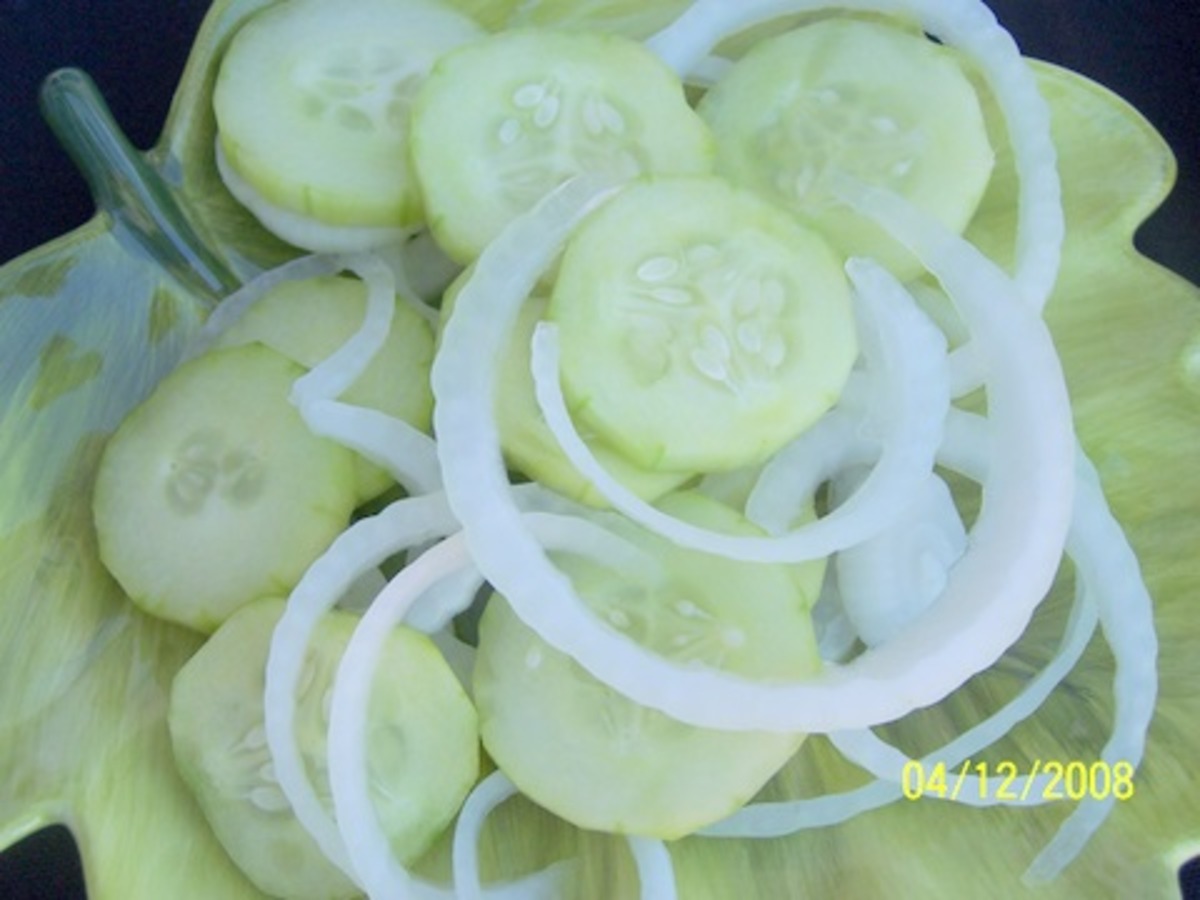 Cucumber and Onion Salad
