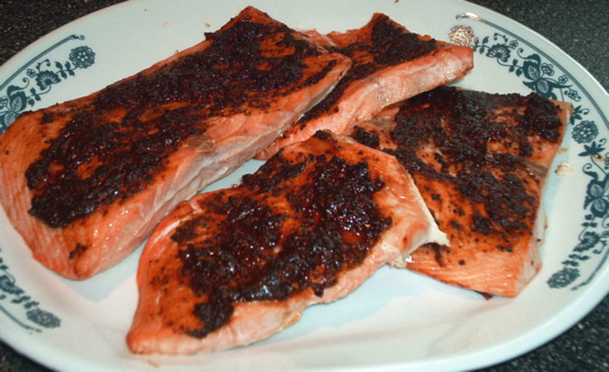 Chili-Rubbed Salmon