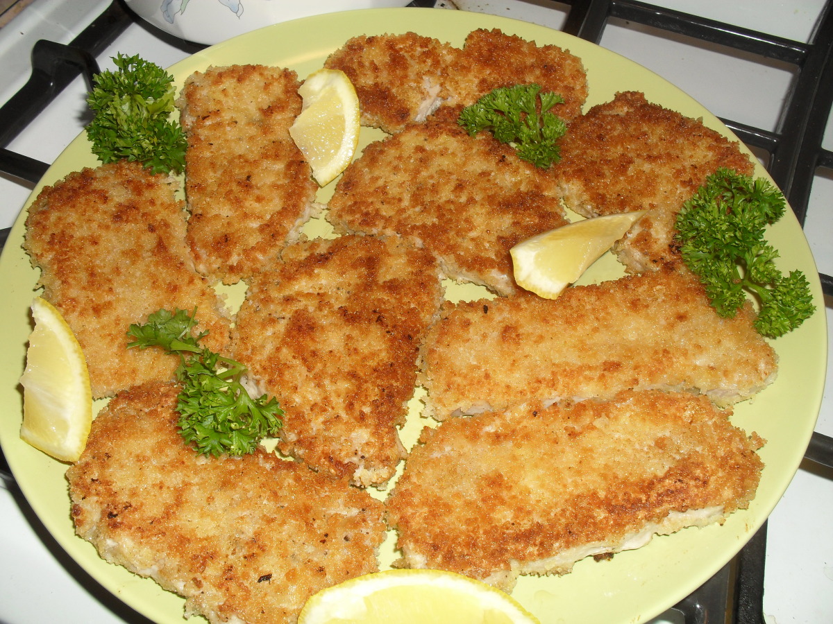 Pork Schnitzel With Noodles And Browned Cabbage Recipe Food Com