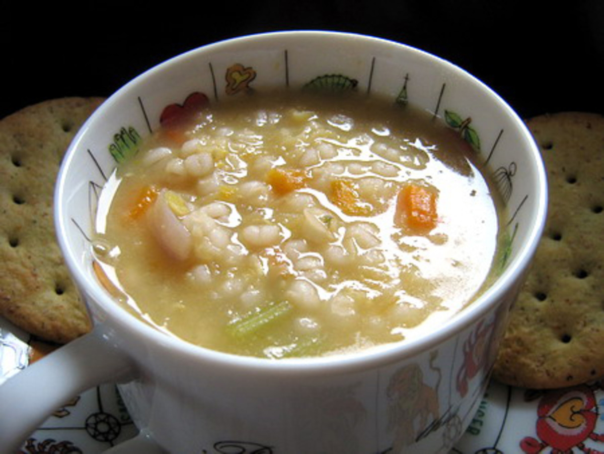 Italian Lentil Barley Soup-in-a-Jar •