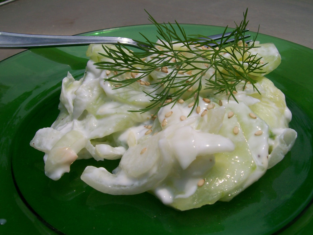 Cucumbers In Sour Cream Recipe