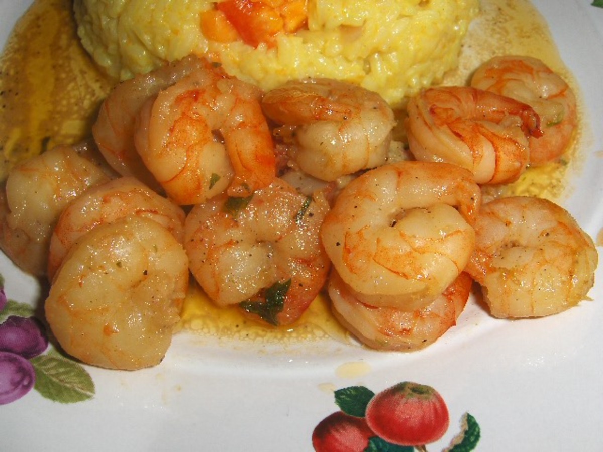 Crevettes Saute St Lucia - French Creole Style Sauteed Prawns_image