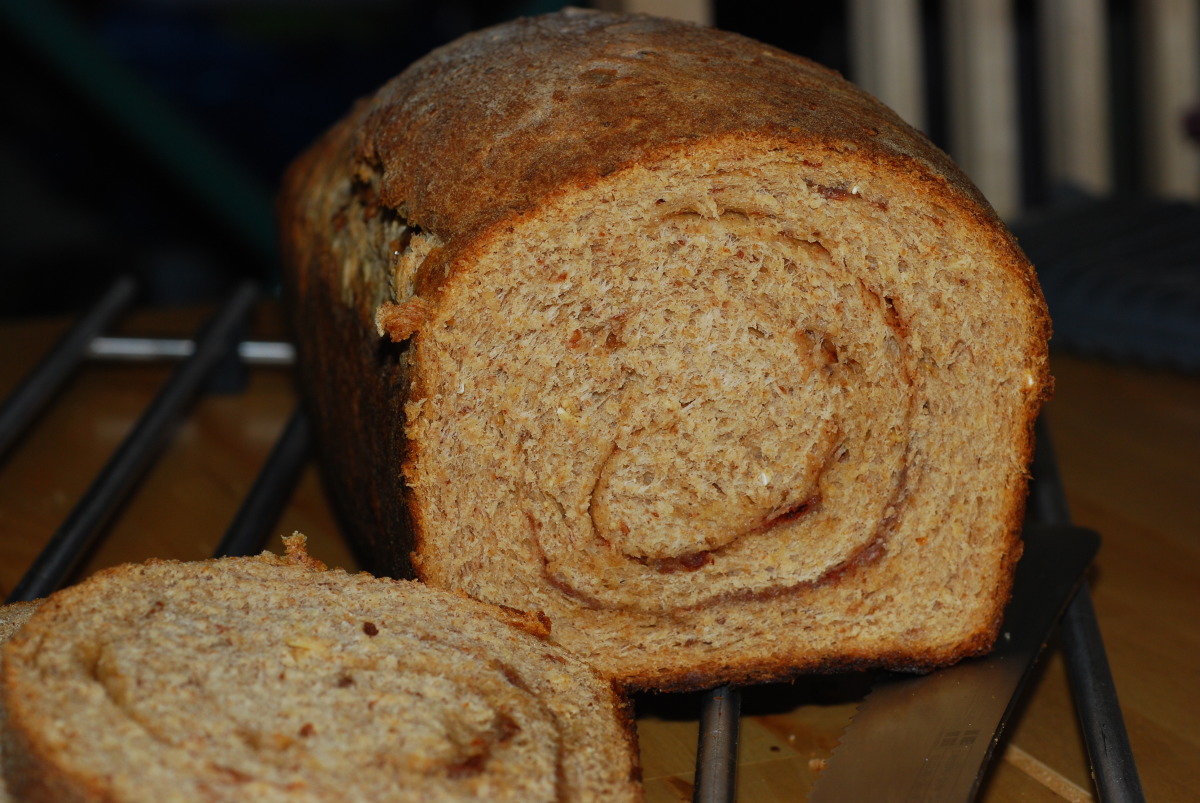 Rustic Wheat Cinnamon Raisin Bread