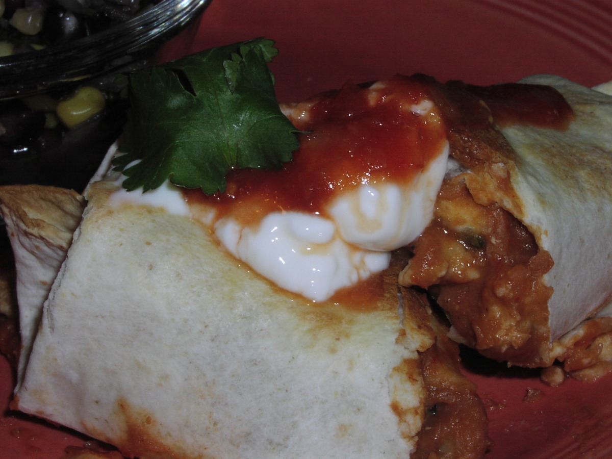 Baked Turkey and Jack Cheese Chimichangas - Weight Watchers